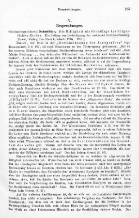 183-192, V. Besprechungen