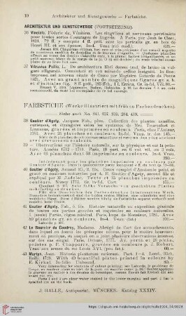 Farbstiche (Nr. 38 - 43)