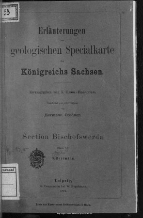 53: Section Bischofswerda : Blatt 53