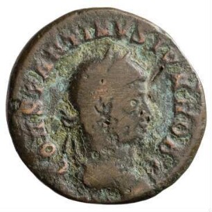 Münze, Follis, Aes 3, 321 - 324 n. Chr.