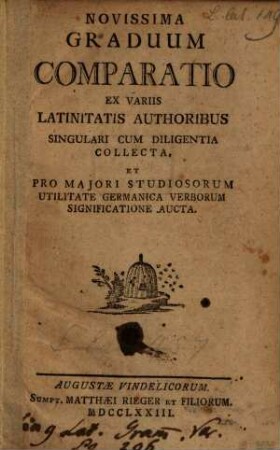 Comparatio Graduum novissima