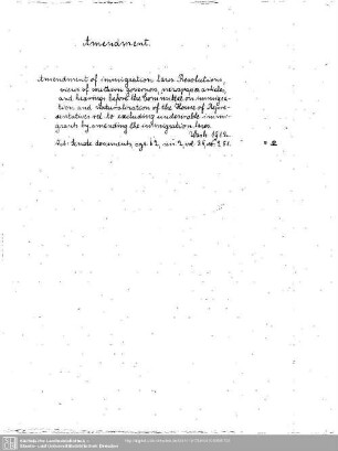 Amendment