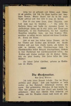 Die Grosmutter