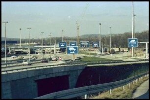 Weil - Basel: Grenzübergang von der Weiler Brücke