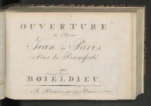 Ouverture de l'opéra Jean de Paris