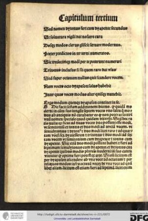 Hic facit secundam additionem dicens, quod quidam moderni in cantu suo iungunt septem voces...