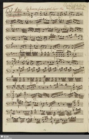 137. Aria: Son buona fino à quel segno / Scarlatti, G.