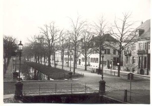 Allee und Friedrichstaler Kanal, Blick nach Süden. Detmold