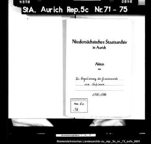 Die Regulierung der Gemeinweide von Schirum
