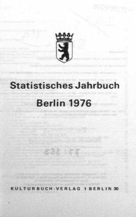 1976: Statistisches Jahrbuch
