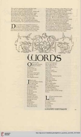 1: Words