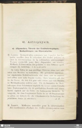 41. Astrophysik
