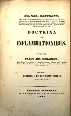 Institutiones medico-practicae, 2
