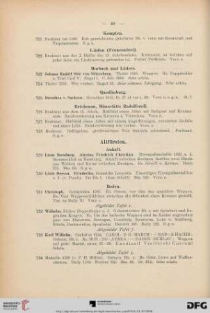 Altfürsten (Nr. 729-1273)