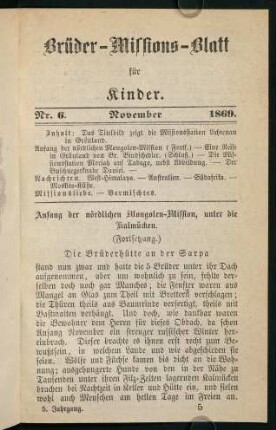 121-144, November 1869 (Nr. 6)
