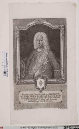 Bildnis Friedrich Bogislav Graf von Schwerin