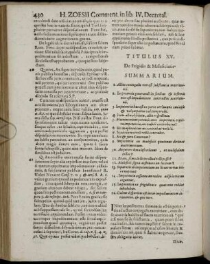 Titulus XV. [ - ] Titulus XXI.