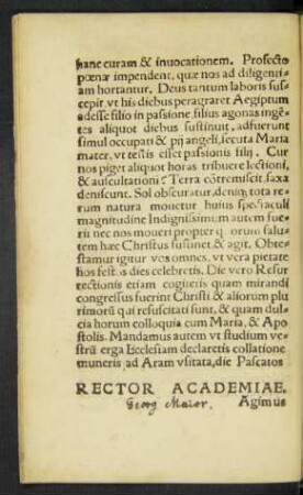 Rector Academiae.