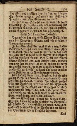 Von der Franche Comte.