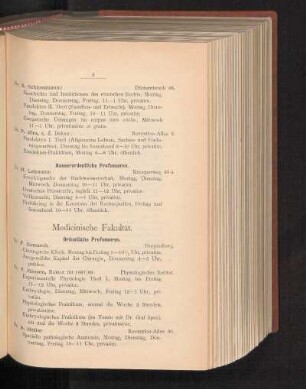 Medicinische Fakultät.
