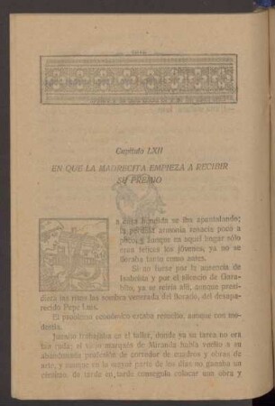 Capítulo LXII - En que la Madrecita empieza a recibir su premio