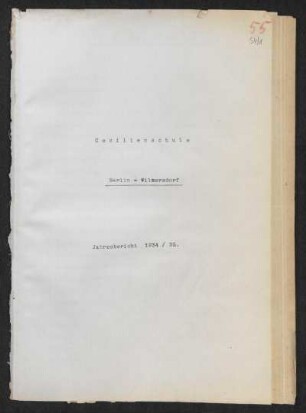 1934/35: Jahresbericht ... - 1934/35