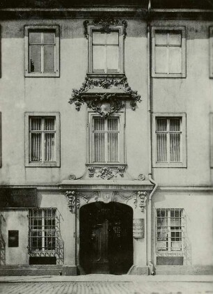 Dresden-Neustadt, Königstraße 5. Wohnhaus, Teilansicht