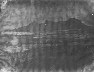 Berglandschaft : Blick von der Küste São Vicentes zu dem Berg Monte Cara, auch bekannt als Washington's Head.