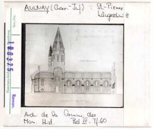 Aulnay, St. Pierre: Längsschnitt