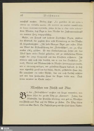 Menschen von Fleisch und Blut