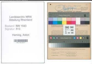 Entnazifizierung Anton Heming , geb. 05.05.1903 (Verwaltungsbeamter)