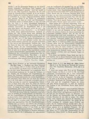 84-86 [Rezension] Closen, Gustav E., Die Sünde der 'Söhne Gottes'