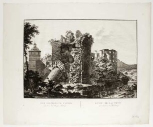 Der gesprengte Turm auf dem Heidelberger Schloss