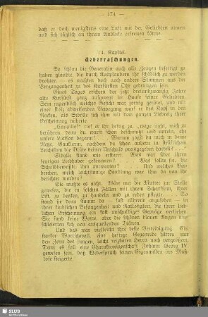 14. Kapitel. Ueberraschungen