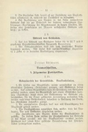 Dritter Abschnitt. § 10-46