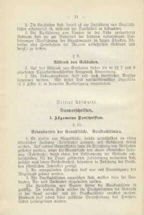 Dritter Abschnitt. § 10-46