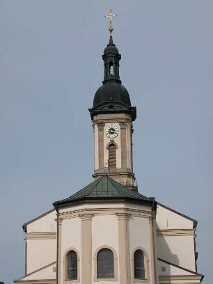 Stadtpfarrkirche St. Oswald am Markt in Traunstein, Bayern