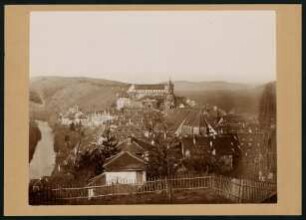 PA 6001, Blick vom Österberg auf Stiftskirche, Schloß. Foto Sinner (um 1885)