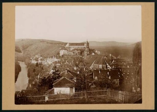 PA 6001, Blick vom Österberg auf Stiftskirche, Schloß. Foto Sinner (um 1885)