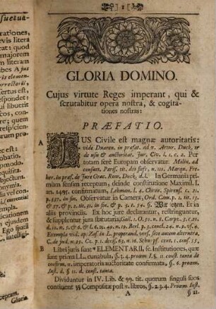 Compendium Juris : Brevissimis Verbis, Sed amplissimo sensu & allegationibus, universam fere materiam Juris exhibens