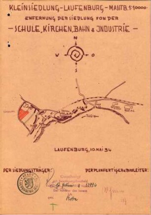 Errichtung einer vorstädtischen Kleinsiedlung durch die Stadt Laufenburg (Baden)