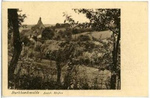 Burkhardswalde. Blick auf Burkhardswalde