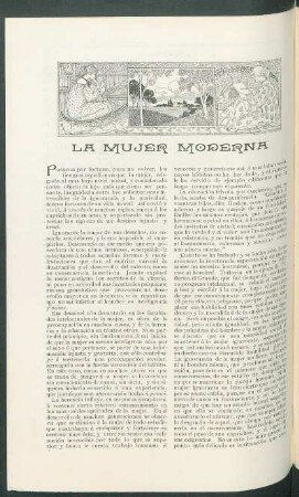 La mujer moderna