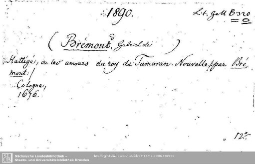 Literatura Gallica B 0320