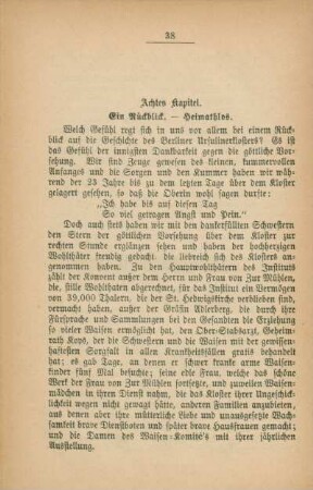 Achtes Kapitel. Ein Rückblick. – Heimathlos