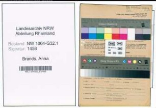 Entnazifizierung Anna Brands , geb. 04.07.1910 ()