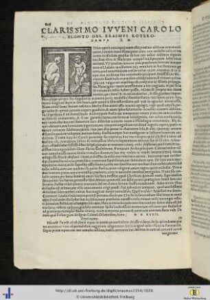 Clarissimo iuveni Carolo Blonto Des. Erasmus s. d.