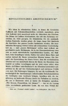 Revolutionäres Abenteurertum