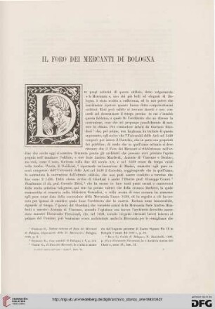 5: Il Foro dei Mercanti di Bologna