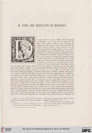 5: Il Foro dei Mercanti di Bologna